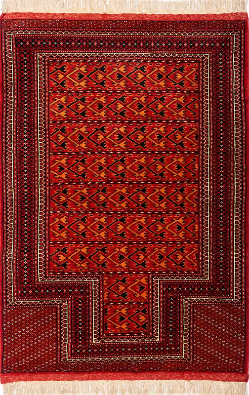 Иранский ковёр из шерсти (13-177/130x90)