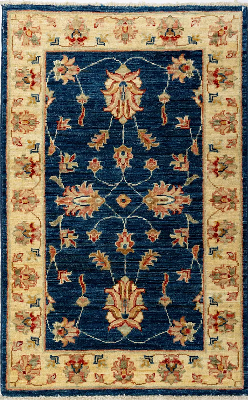 Индийский ковёр из шерсти (14-3100/94x60)