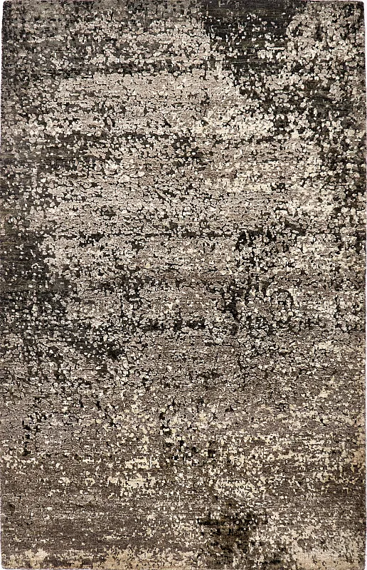 Индийский ковёр из шерсти и арт-шёлка (35/MV-1946/BEIGE/152x98)