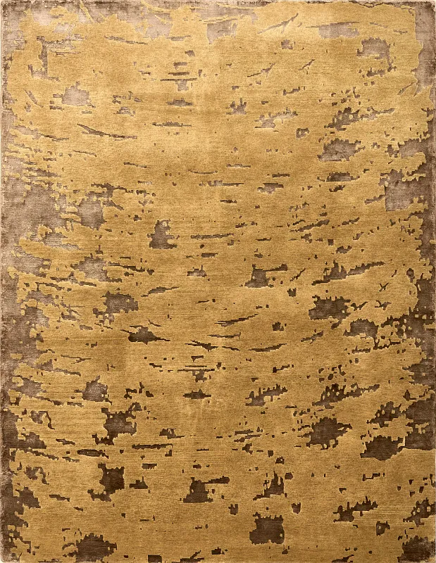 Индийский ковёр из шерсти и вискозы (14-3602 /357x274)