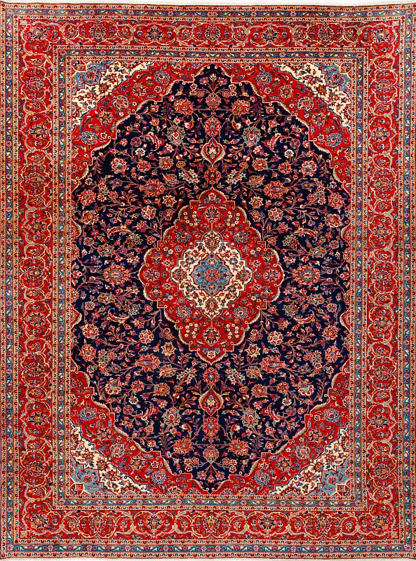 Иранский ковёр из шерсти (00-1063/396x296)