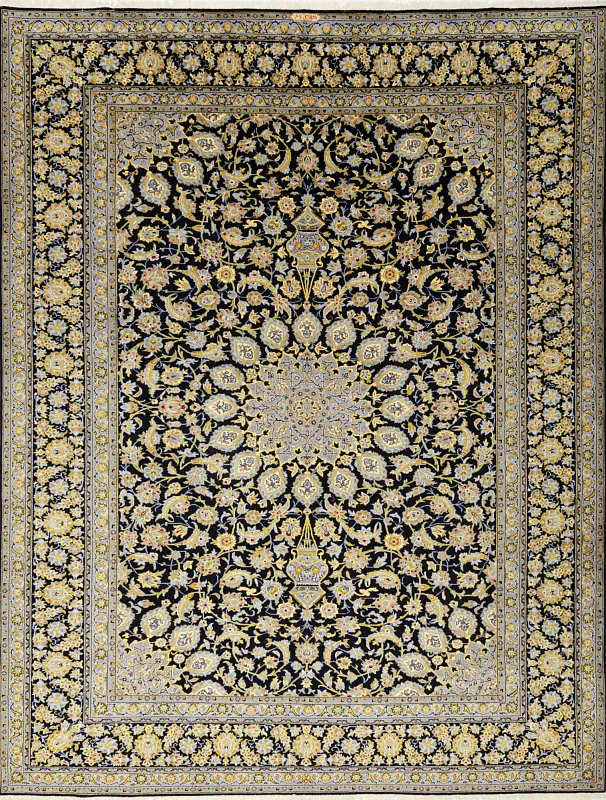 Иранский ковёр из шерсти (00-593/396x307) 