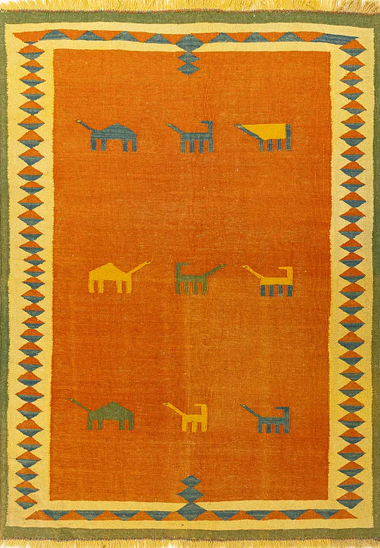 Иранский ковёр из шерсти  (17-01272054716/175x125) 