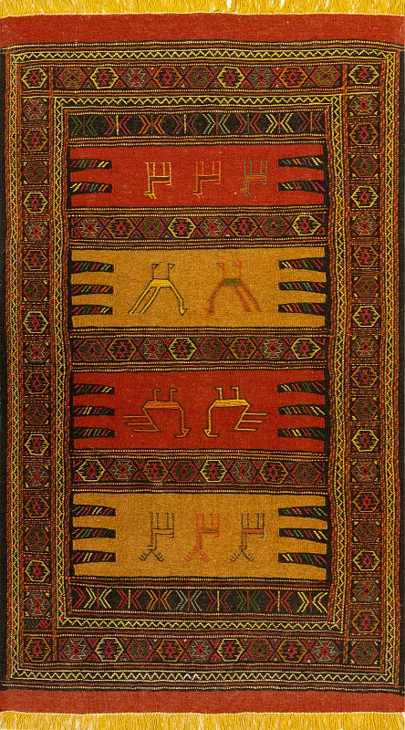 Иранский ковёр из шерсти  (17-01273053016/170x98)