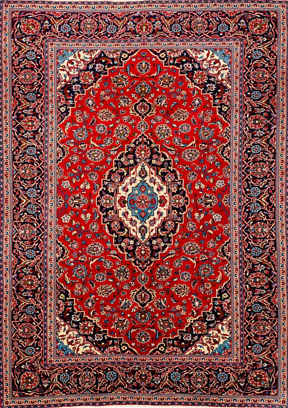 Иранский ковёр из шерсти (17-1308006516/335x245)
