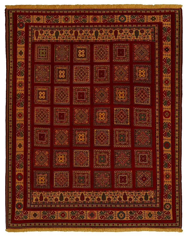 Иранский ковёр из шерсти (13-306/250x203)
