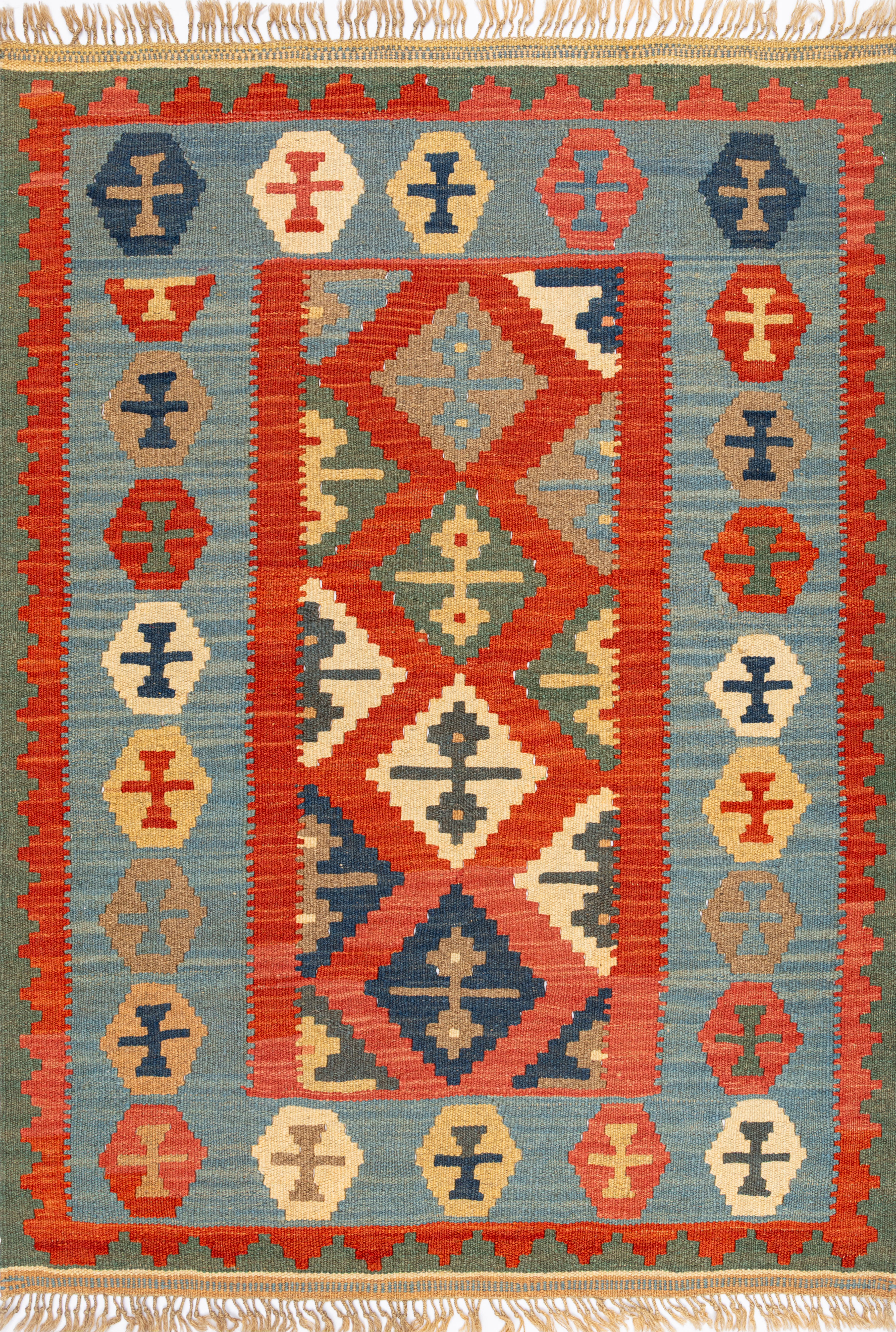 Иранский ковёр из шерсти  (17-01271046916/145x104) 