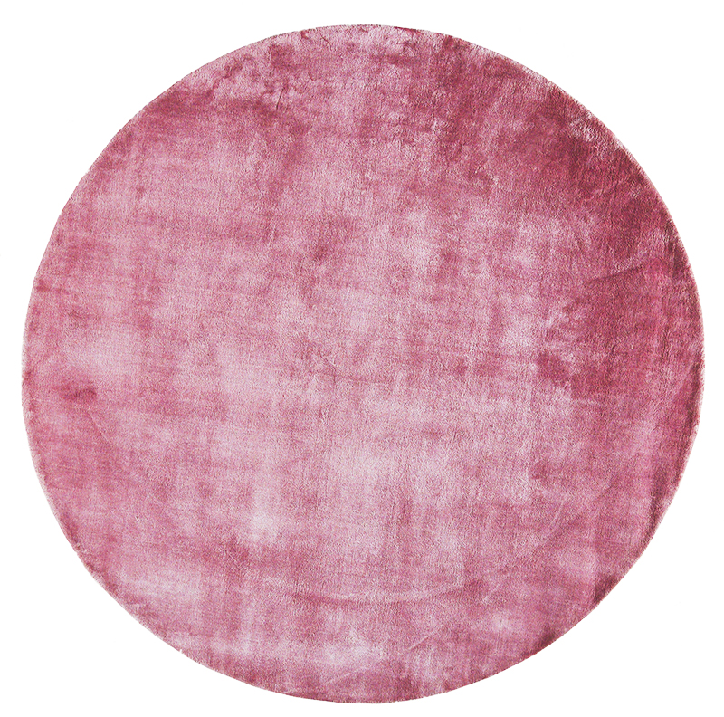 Индийский ковёр из арт-шёлка (22-ROUSE/round/200x200)