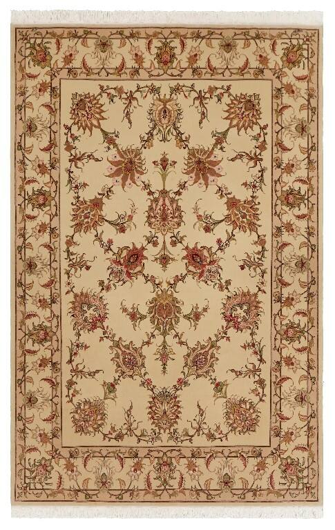 Иранский ковёр из шерсти и шёлка (12-809 /262x171)
