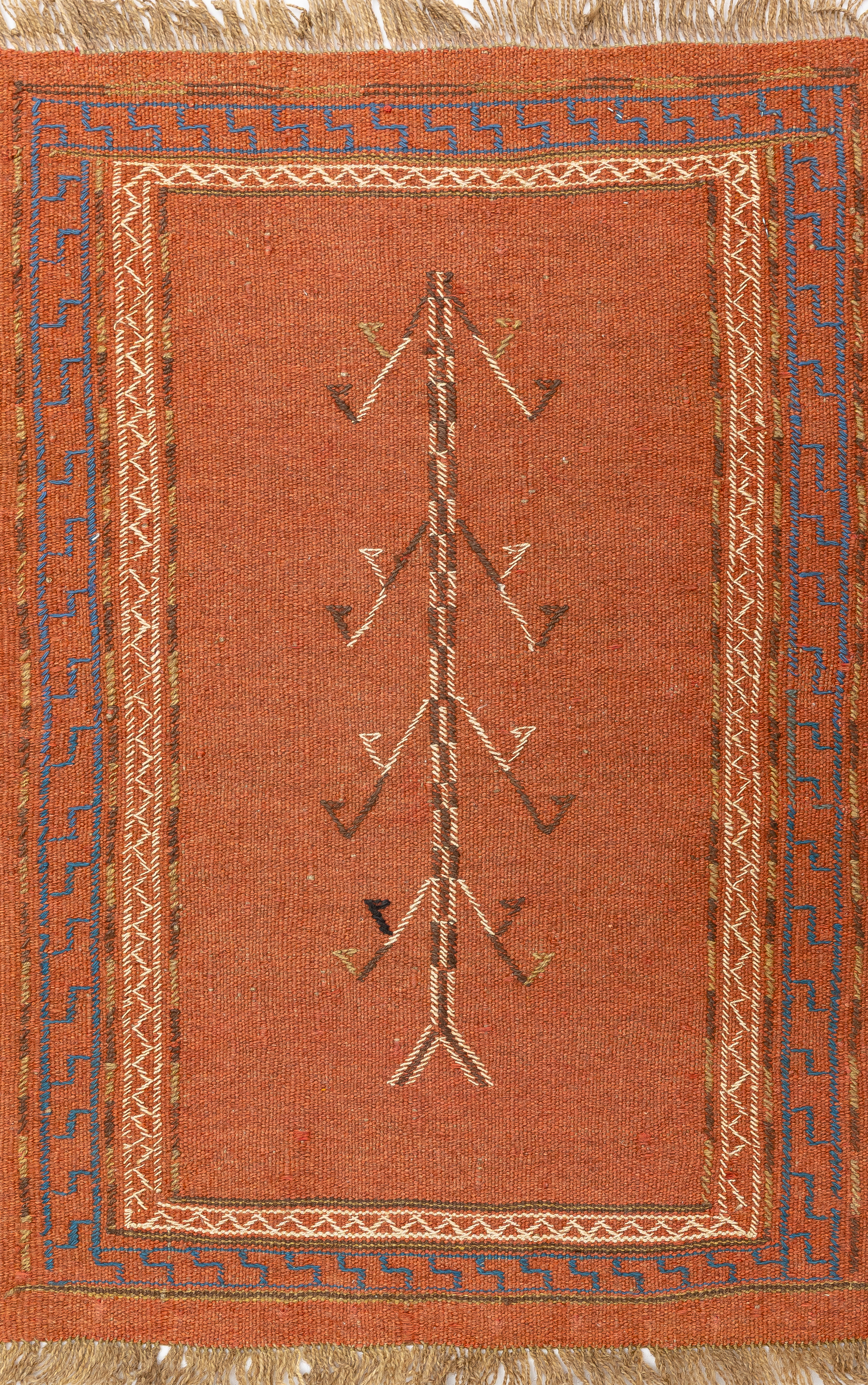 Иранский ковёр из шерсти  (17-0052116/85x58)