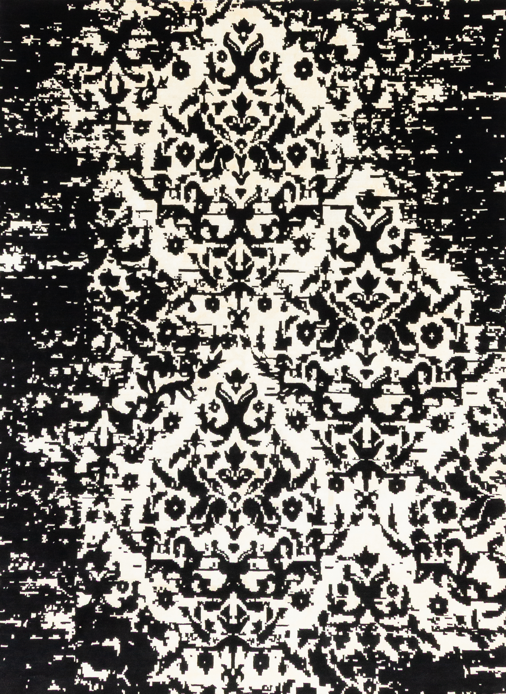 Индийский ковёр из шерсти и вискозы (14-3613 /359x273) 