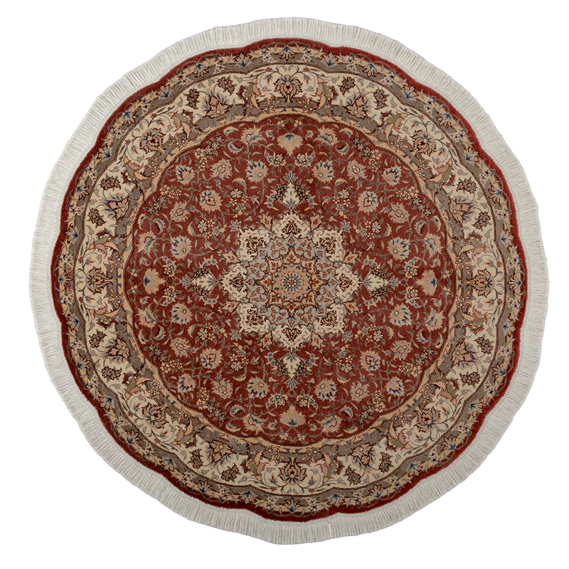 Иранский ковёр из шерсти и шёлка (13-38/150x150)