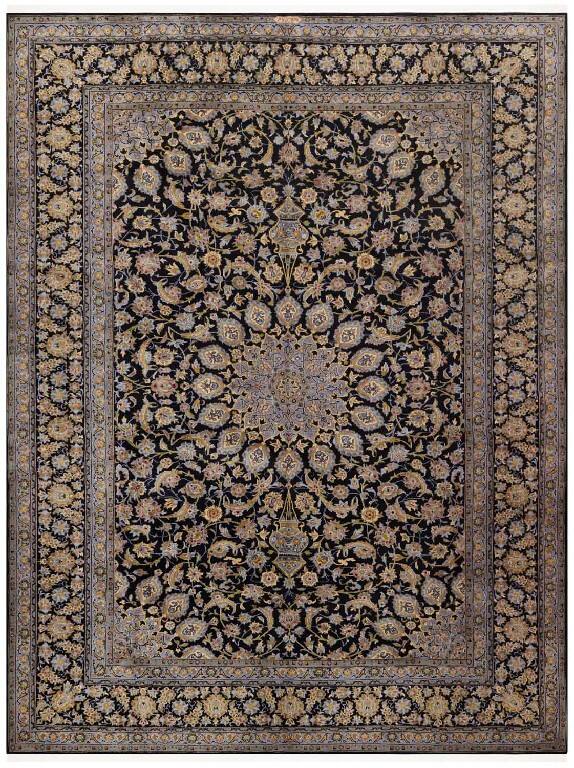 Иранский ковёр из шерсти (00-593/396x307) 