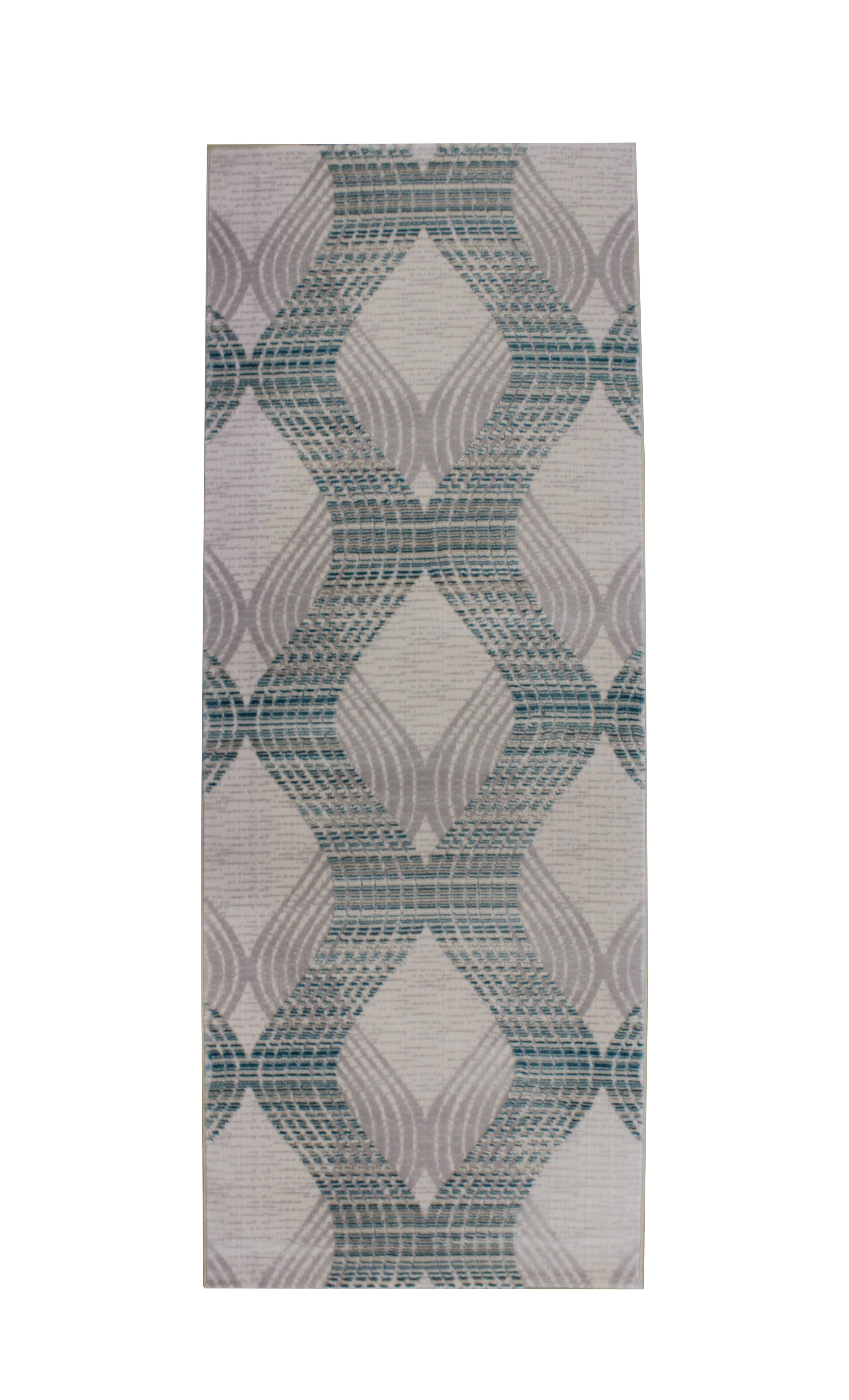 Турецкий ковёр из акрила (W6036/B38/64/L.BLUE/IVORY) 