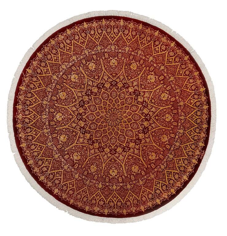 Иранский ковёр из шерсти (13-21/196x196)