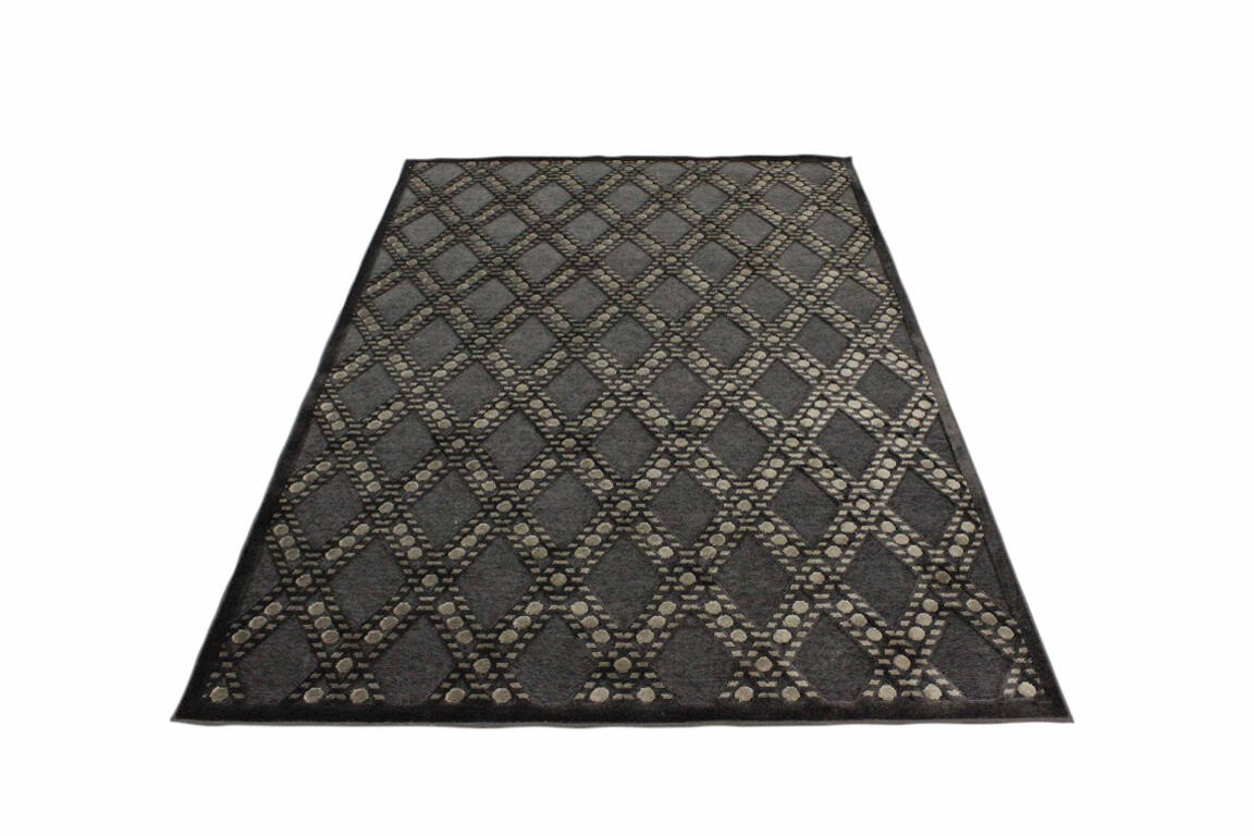 Бельгийский ковёр из вискозы (HG8636/ANTHRACITE A44/290) 