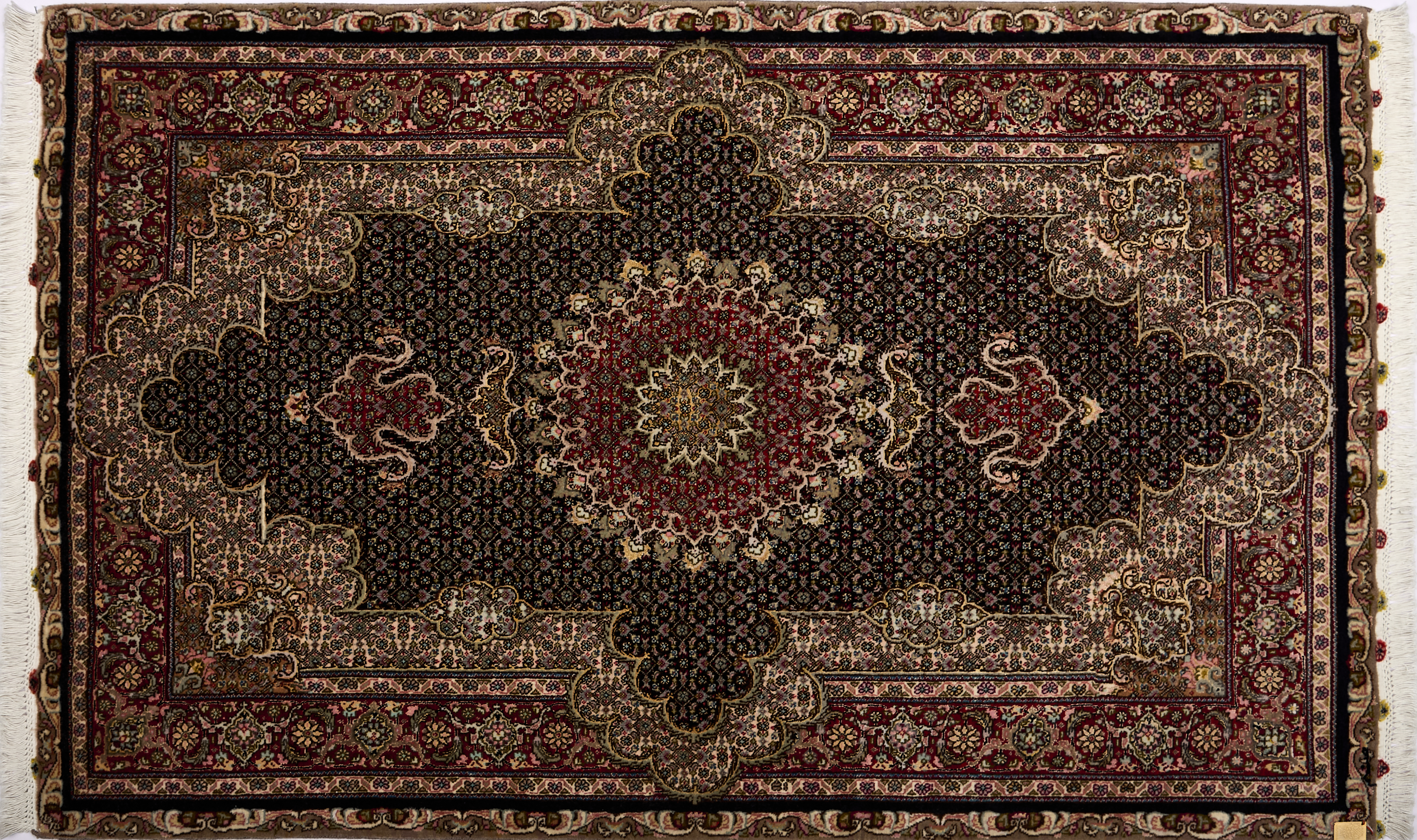 Иранский ковёр из шерсти и шёлка (15-1R12300342 /159x100) 