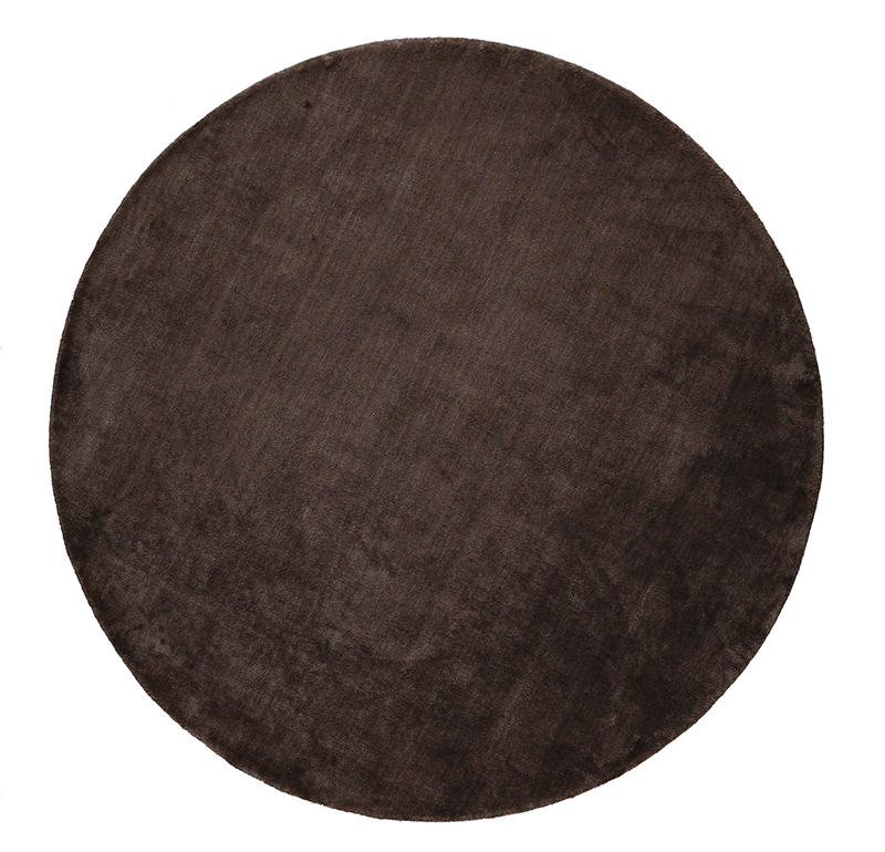 Индийский ковёр из арт-шёлка (22-CHOCOLAD/round/150x150)