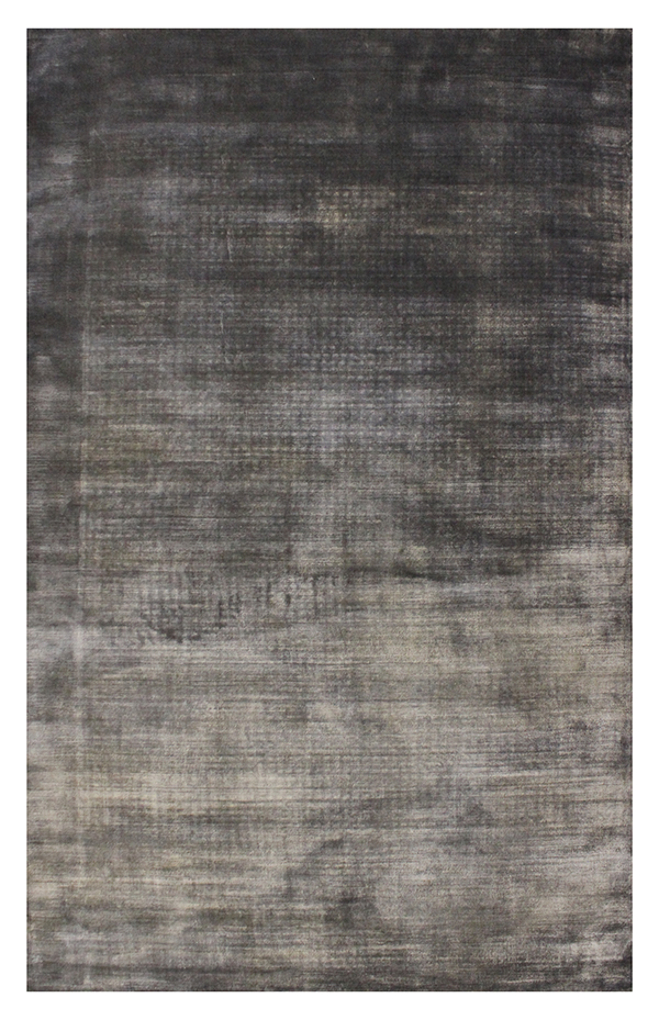 Индийский ковёр из арт-шёлка (VISCOSE/DK.GREY/240x170)