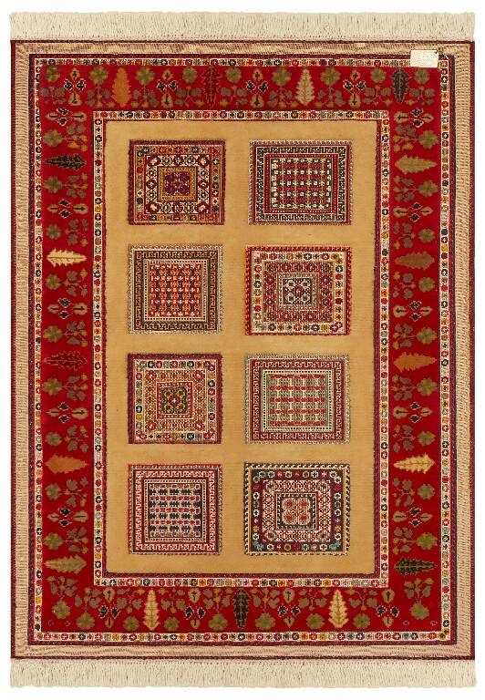 Иранский ковёр из шерсти  (13-55913/88x65) 
