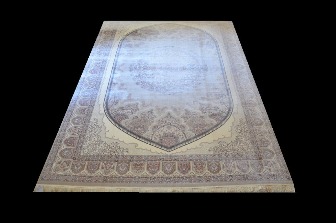 Бельгийский ковёр из бамбуковой вискозы (IS125B/L.GREY PST LP6/340) 