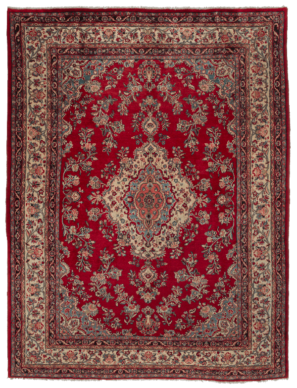 Иранский ковёр из шерсти (13-163/353x272)