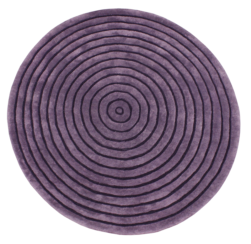 Индийский ковёр из шерсти и вискозы (HT 955 PURPLE/200x200)