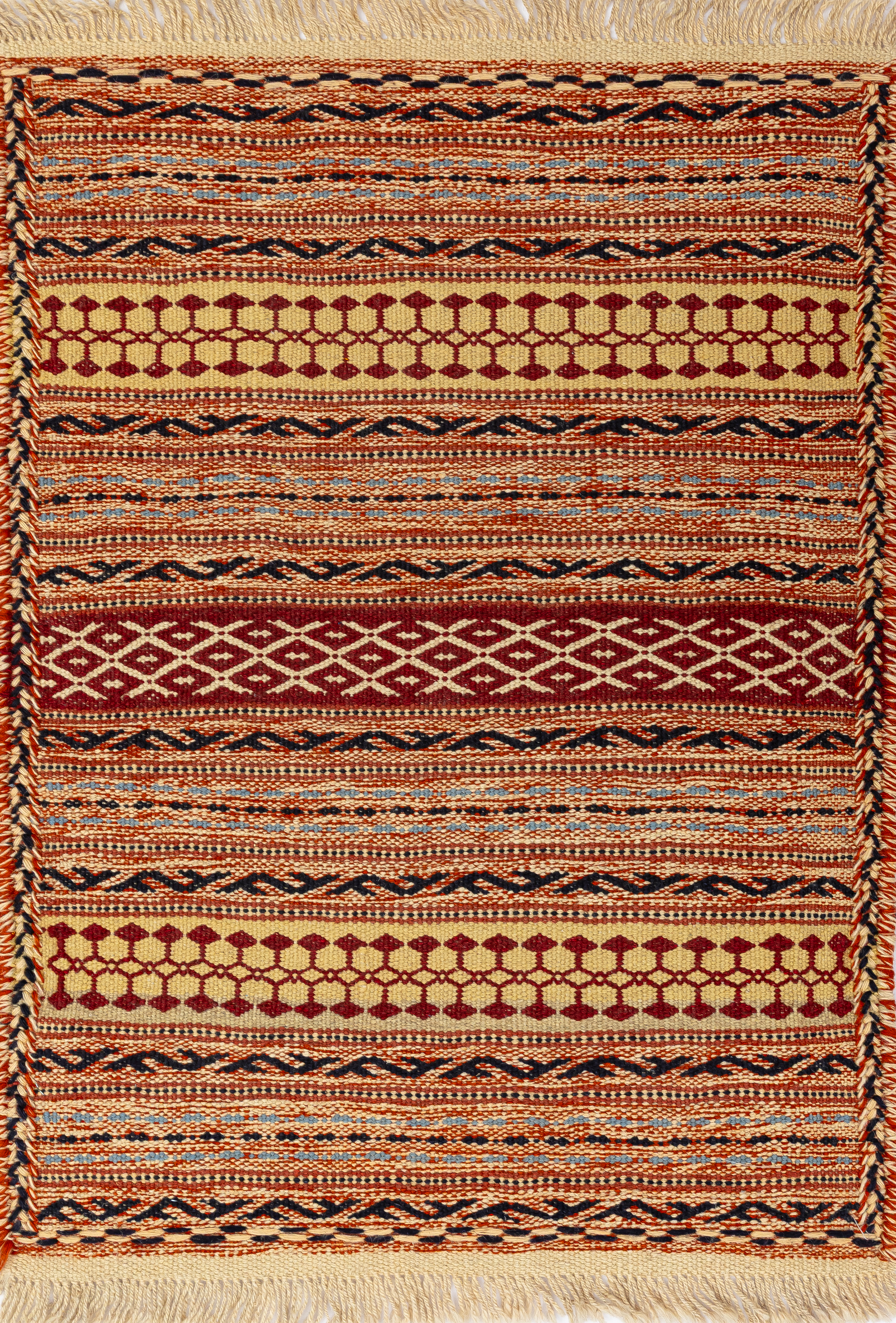 Иранский ковёр из шерсти  (17-0051516/85x62)