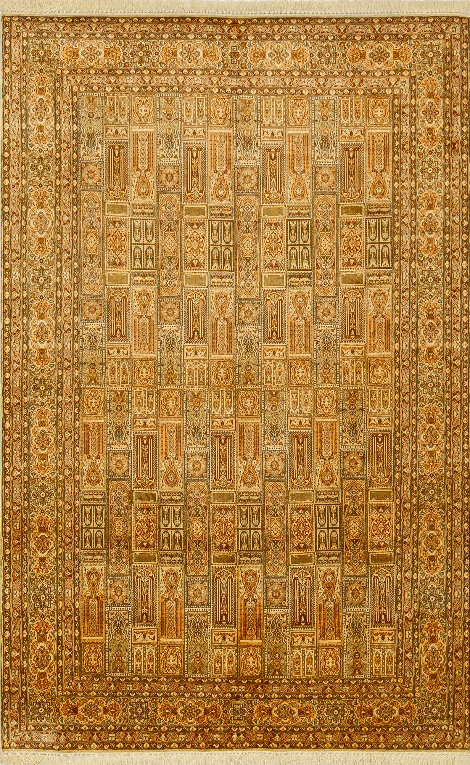 Индийский ковёр из шёлка (15-10550/284x184)