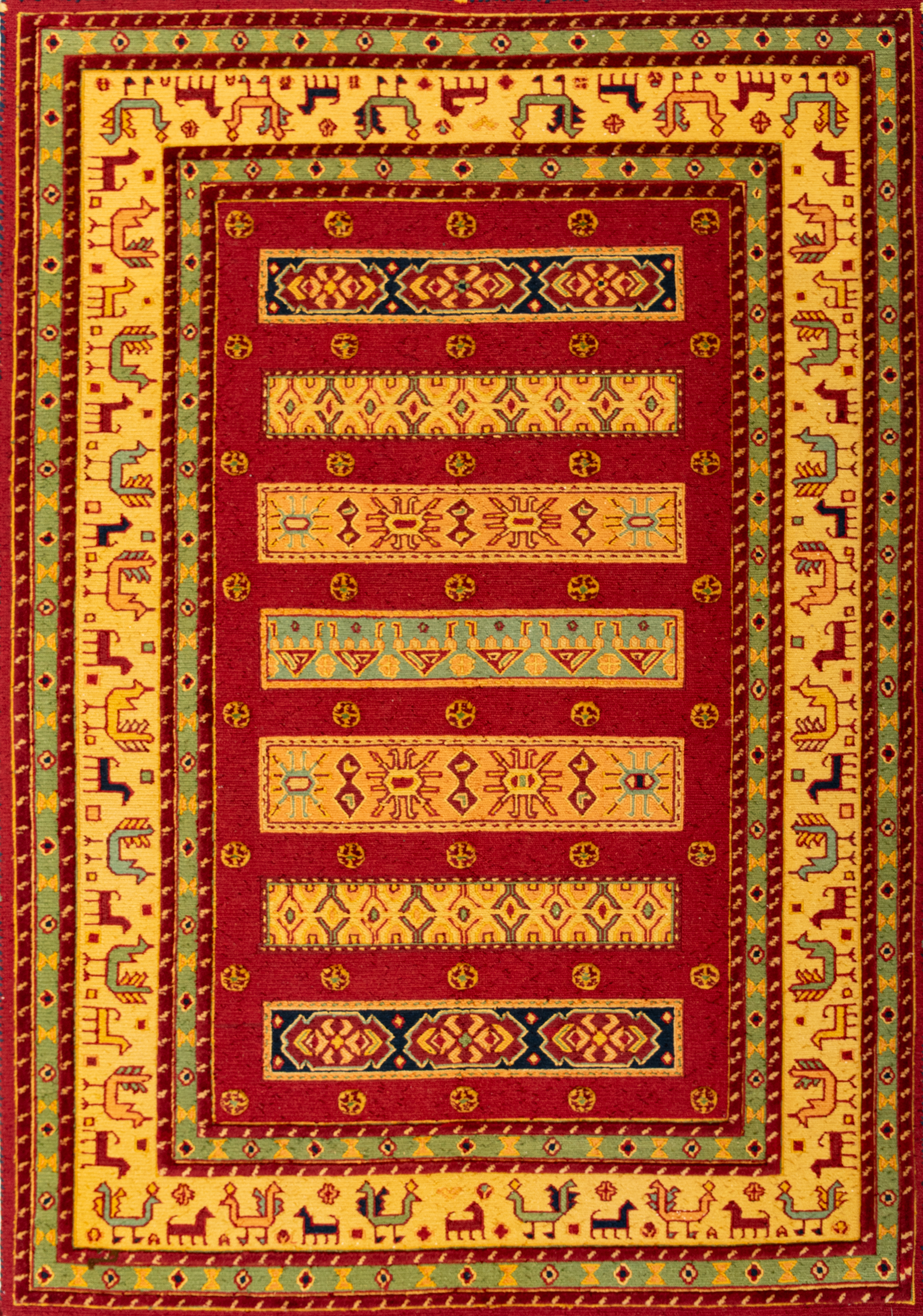 Иранский ковёр из шёлка (13-226/297x297)