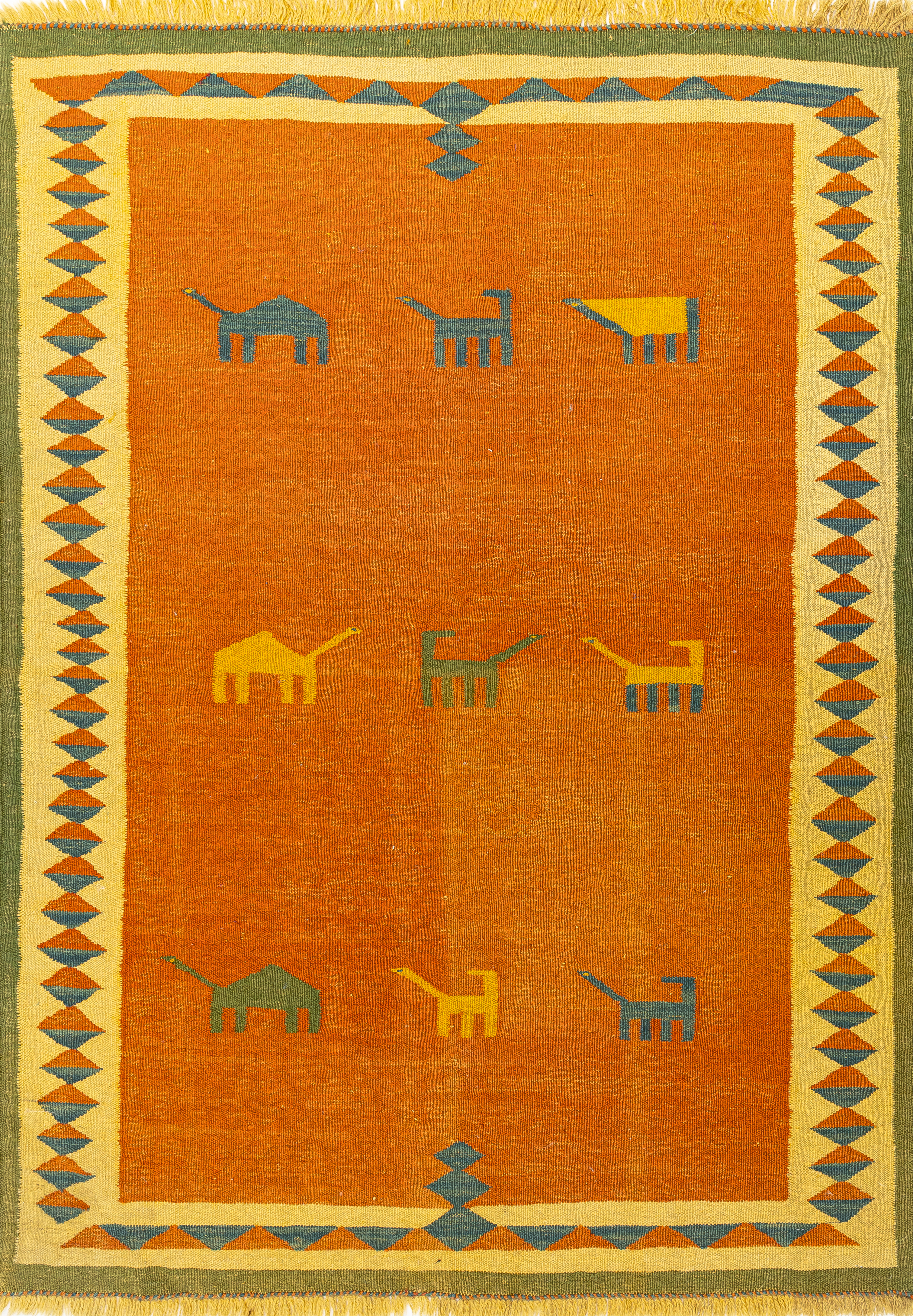 Иранский ковёр из шерсти  (17-01272054716/175x125) 