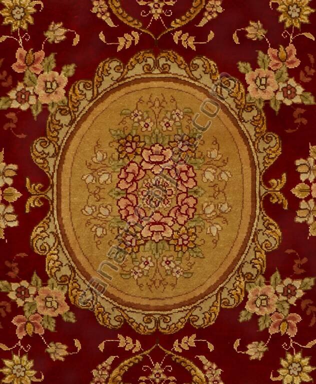 Иранский ковёр из шерсти (07-263/295x92) 