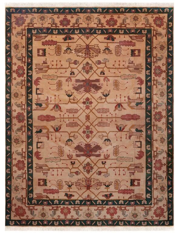 Иранский ковёр из шерсти (06-75/328x255)