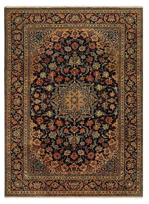Иранский ковёр из шерсти (00-313/392x283)