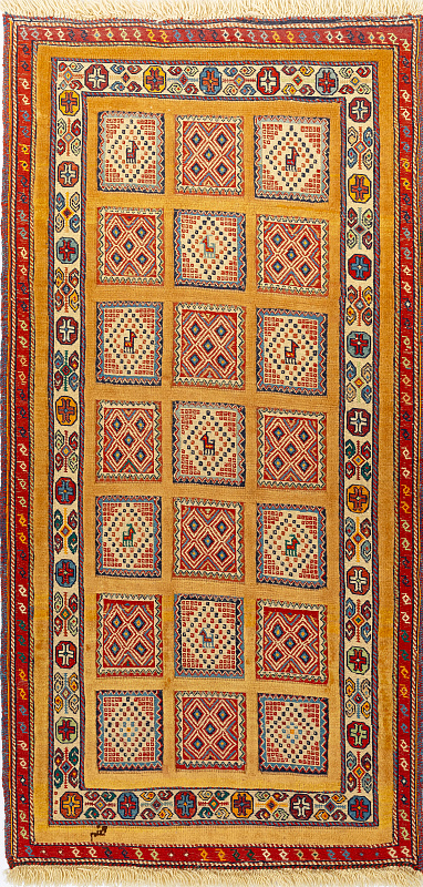 Иранский ковёр из шерсти (13-151 /164x82)