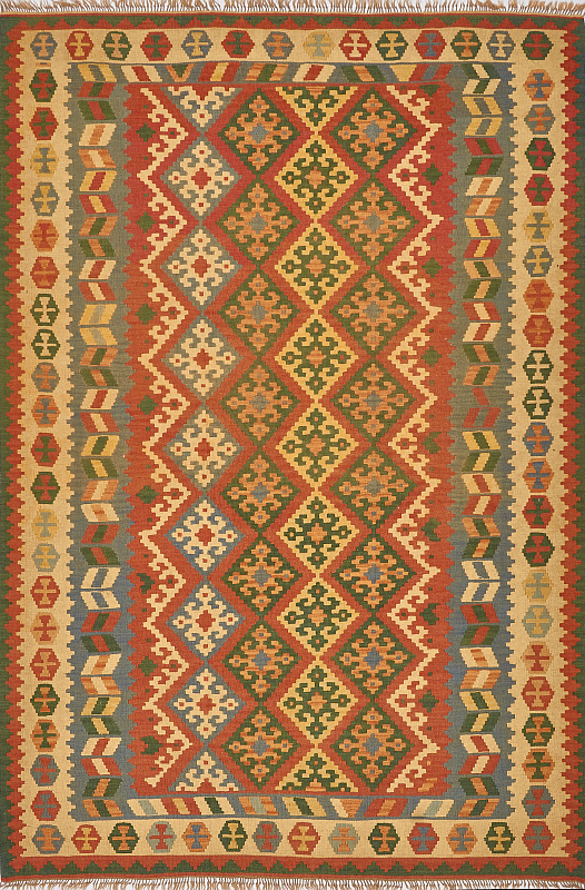 Иранский ковёр из шерсти  (17-01275049816/306x208)