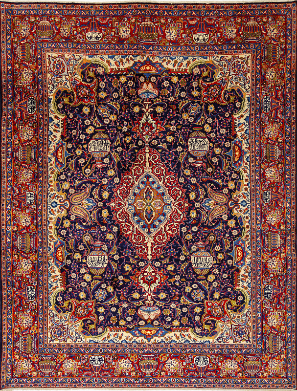 Иранский ковёр из шерсти (17-1309047616/378x278) 