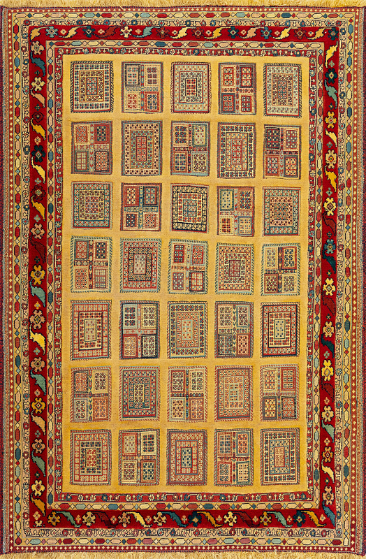 Иранский ковёр из шерсти (15-04113/187x129)