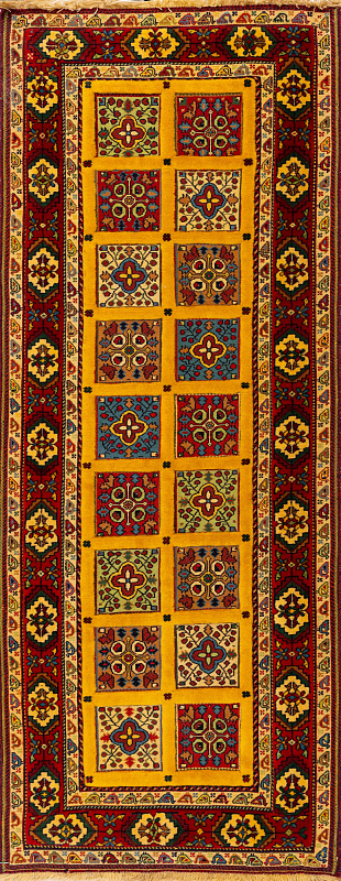 Иранский ковёр из шерсти (13-08513/245x92)