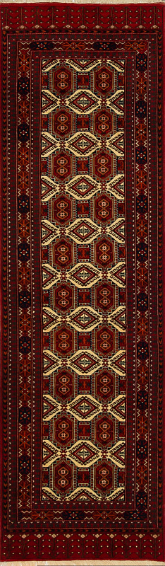 Иранский ковёр из шерсти (07-239/290x85)