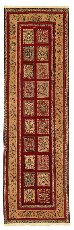 Иранский ковёр из шерсти (12-477/283x85)