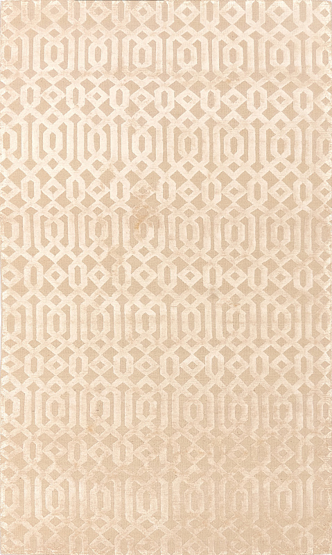 Индийский ковёр из шерсти и арт-шёлка (MV-1971/272x163/Beige)