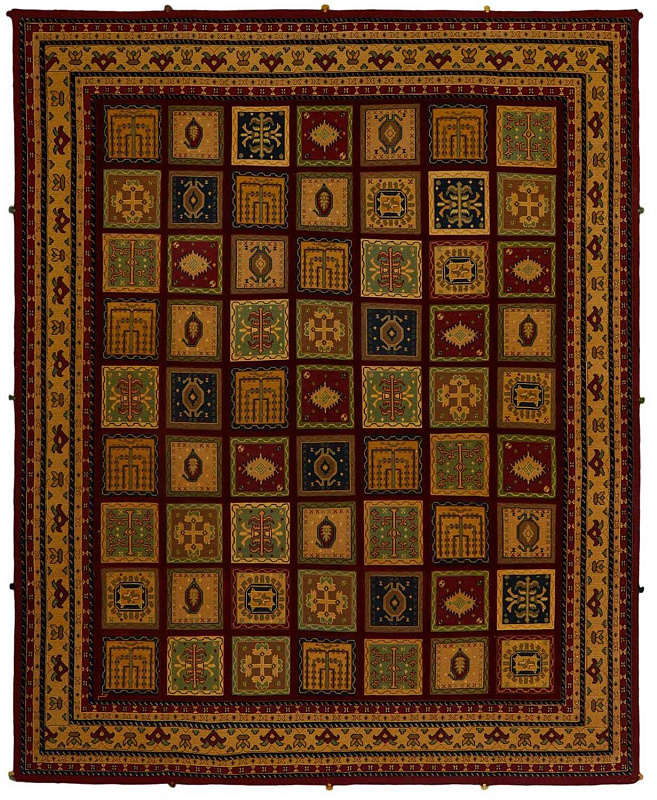 Иранский ковёр из шерсти  (12-236/297x242) 