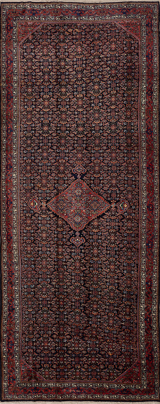 Иранский ковёр из шерсти (17-KILIM/550x218)