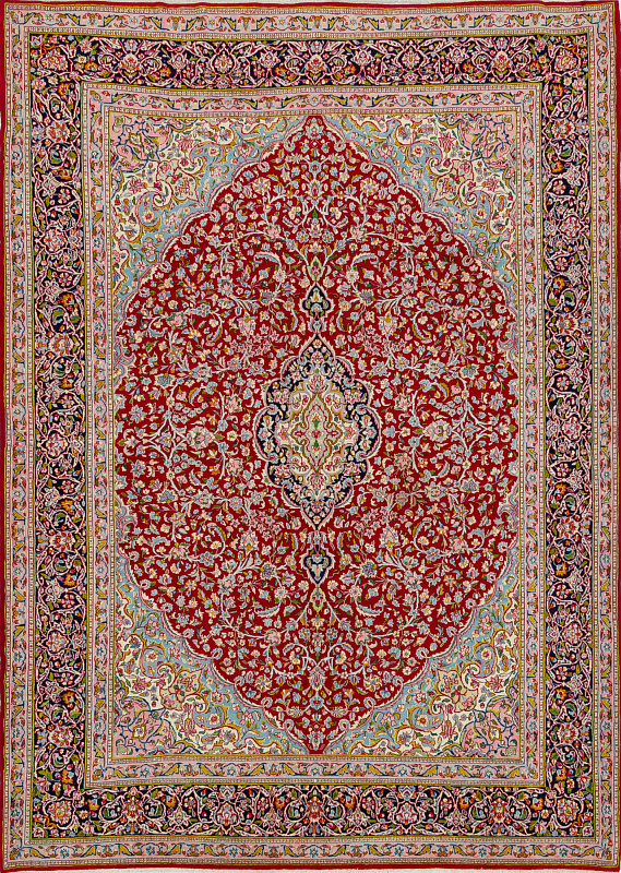 Иранский ковёр из шерсти (17-019816/355x255)
