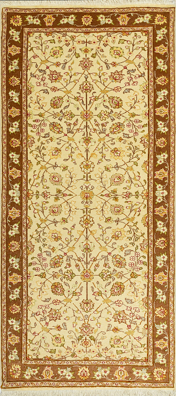 Иранский ковёр из шерсти (07-444/203x90)