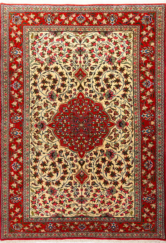 Иранский ковёр из шерсти (00-972/207x143)