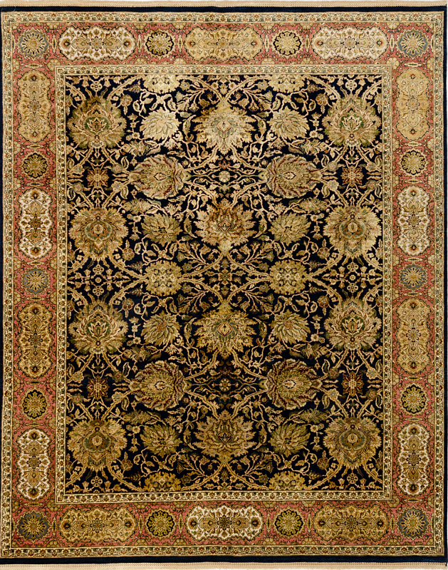 Индийский ковёр из шерсти  (X-53-SNK SR/22/20-SNK-SR/) 