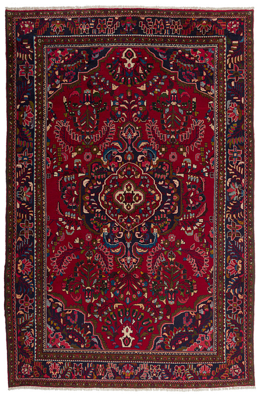 Иранский ковёр из шерсти (00-533/345x225)
