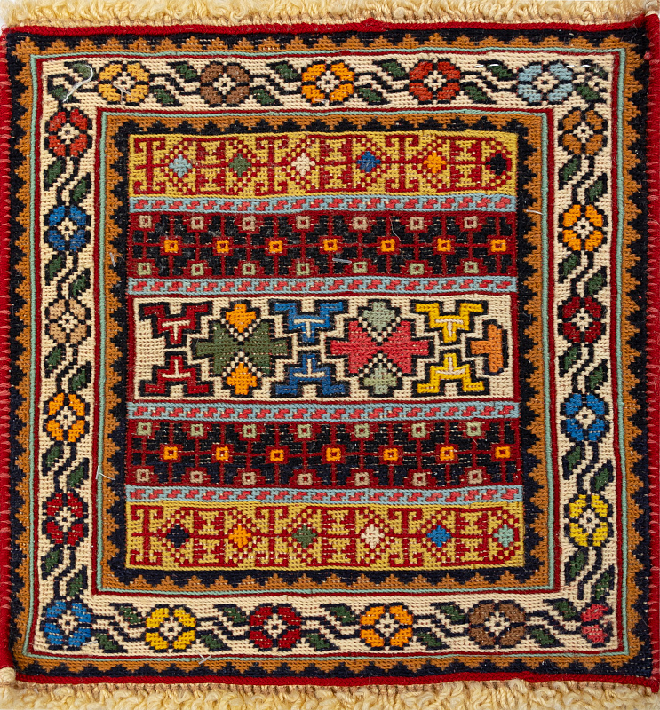Иранский ковёр из шерсти (15-19413/32X31)